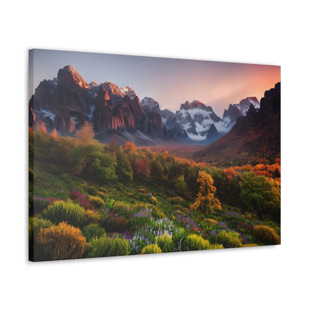 Mountain Range Sunset - Image 6