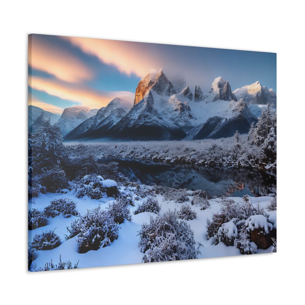 Winter Mountain Sunset - Image 2