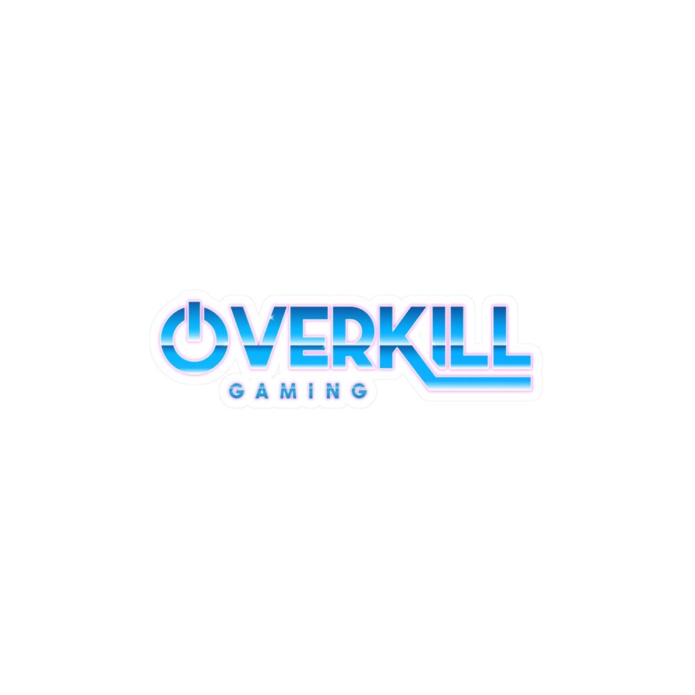 Overkill Gaming Sticker - Image 2