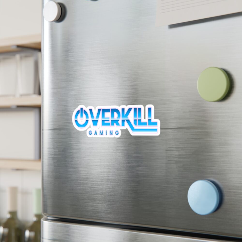 Overkill Gaming Sticker - Image 4