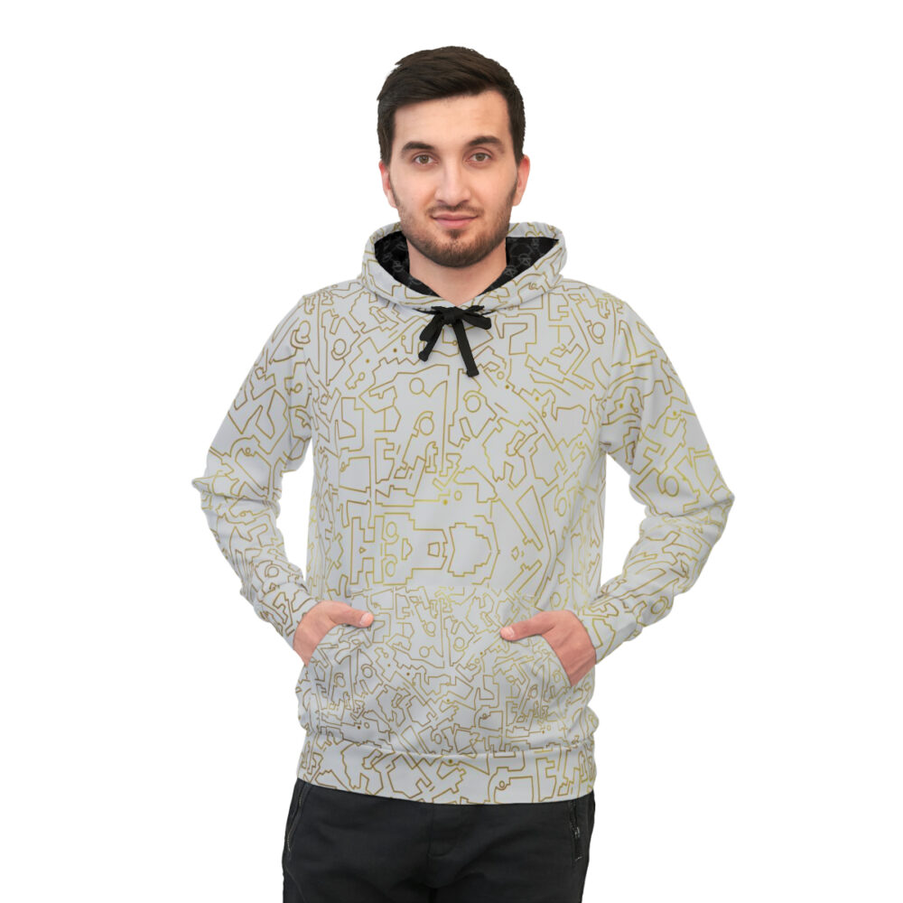 Golden Enigma Inspired Athletic Hoodie - Image 3