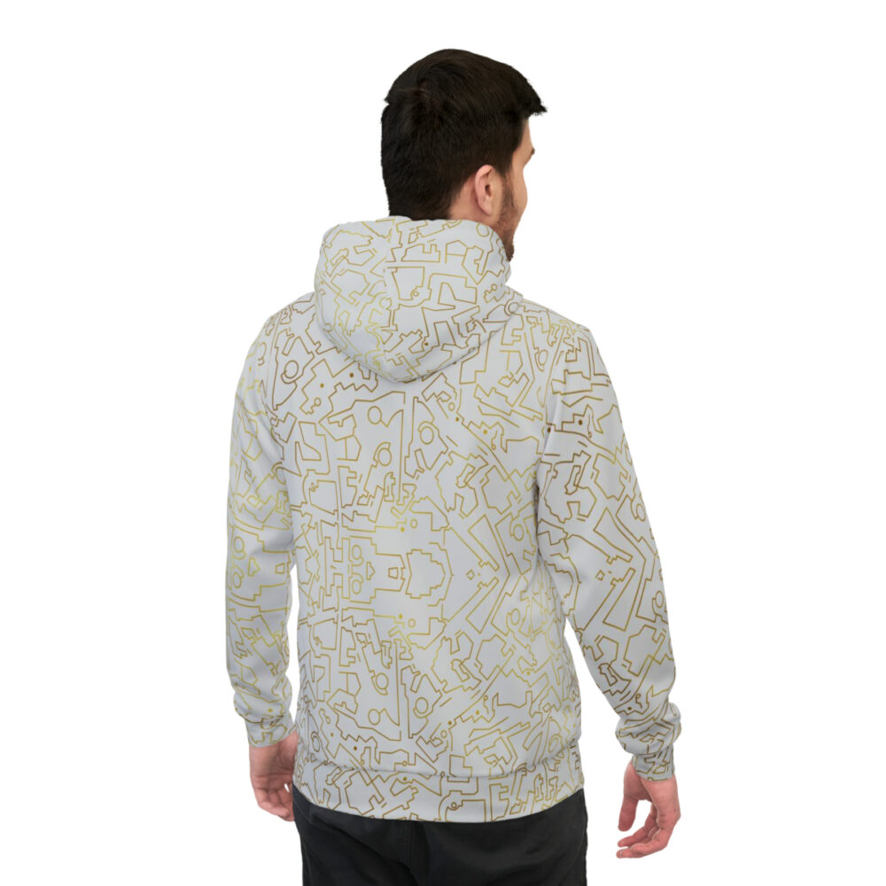 Golden Enigma Inspired Athletic Hoodie - Image 4