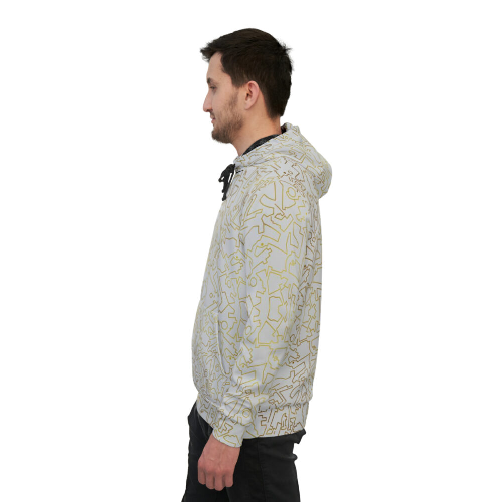 Golden Enigma Inspired Athletic Hoodie - Image 5