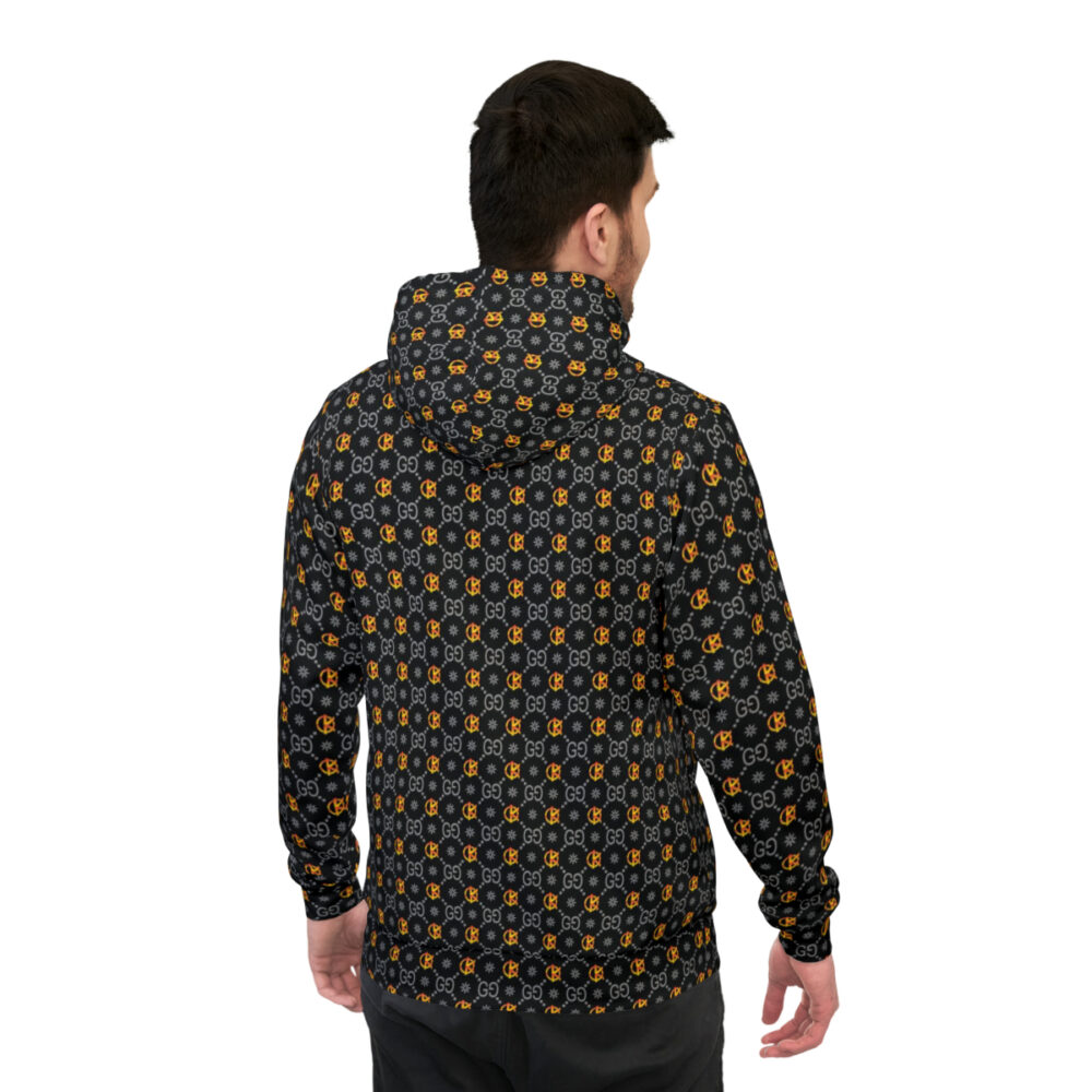 Overkill Designer Pattern Athletic Hoodie - Image 4