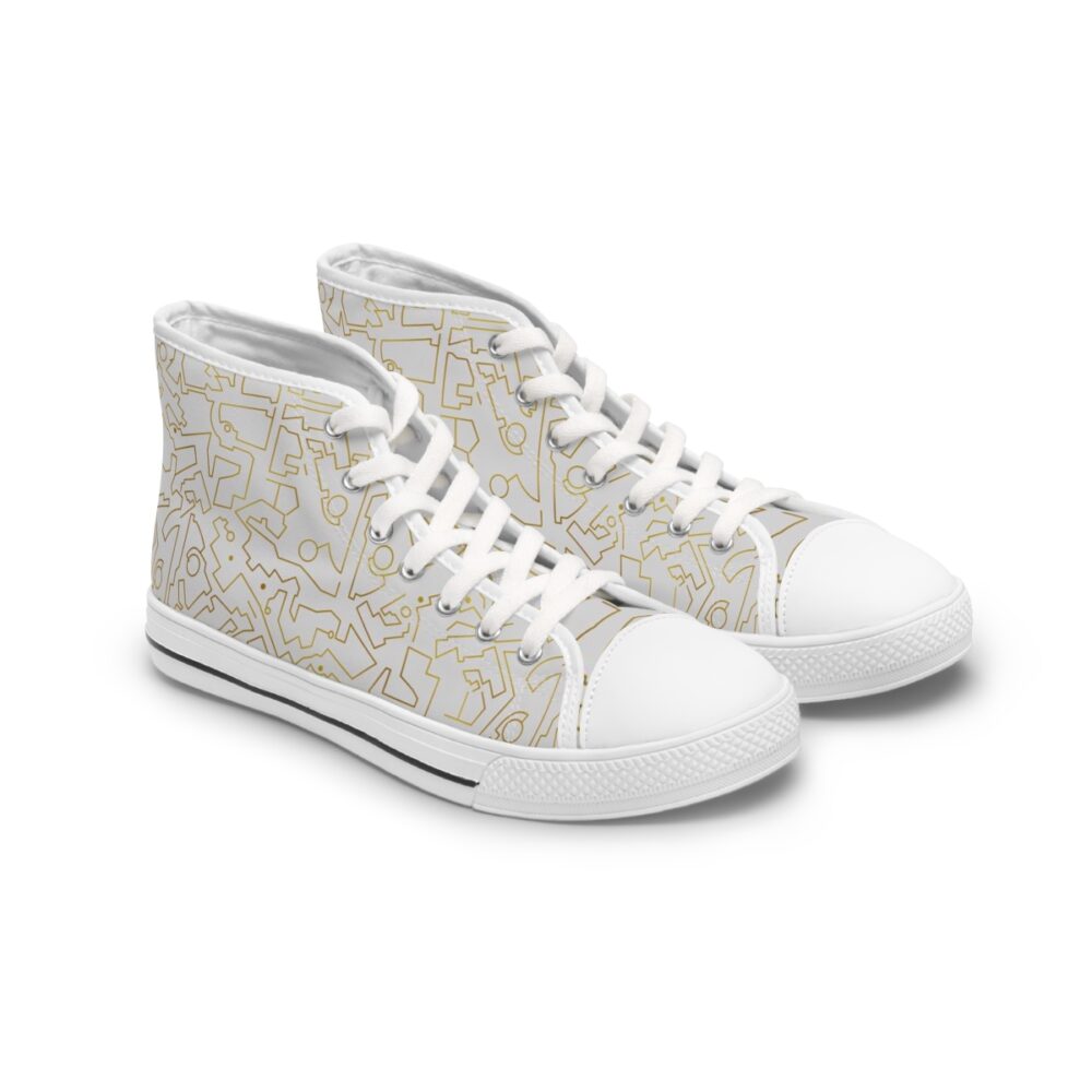 Golden Enigma Inspired Women's High Top Sneakers