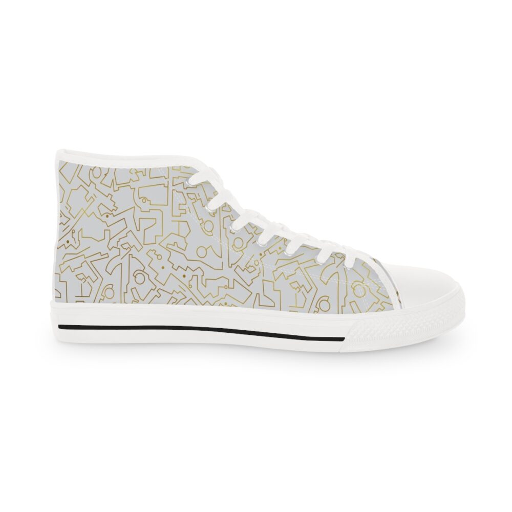 Golden Enigma Inspired Men's High Top Sneakers - Image 7