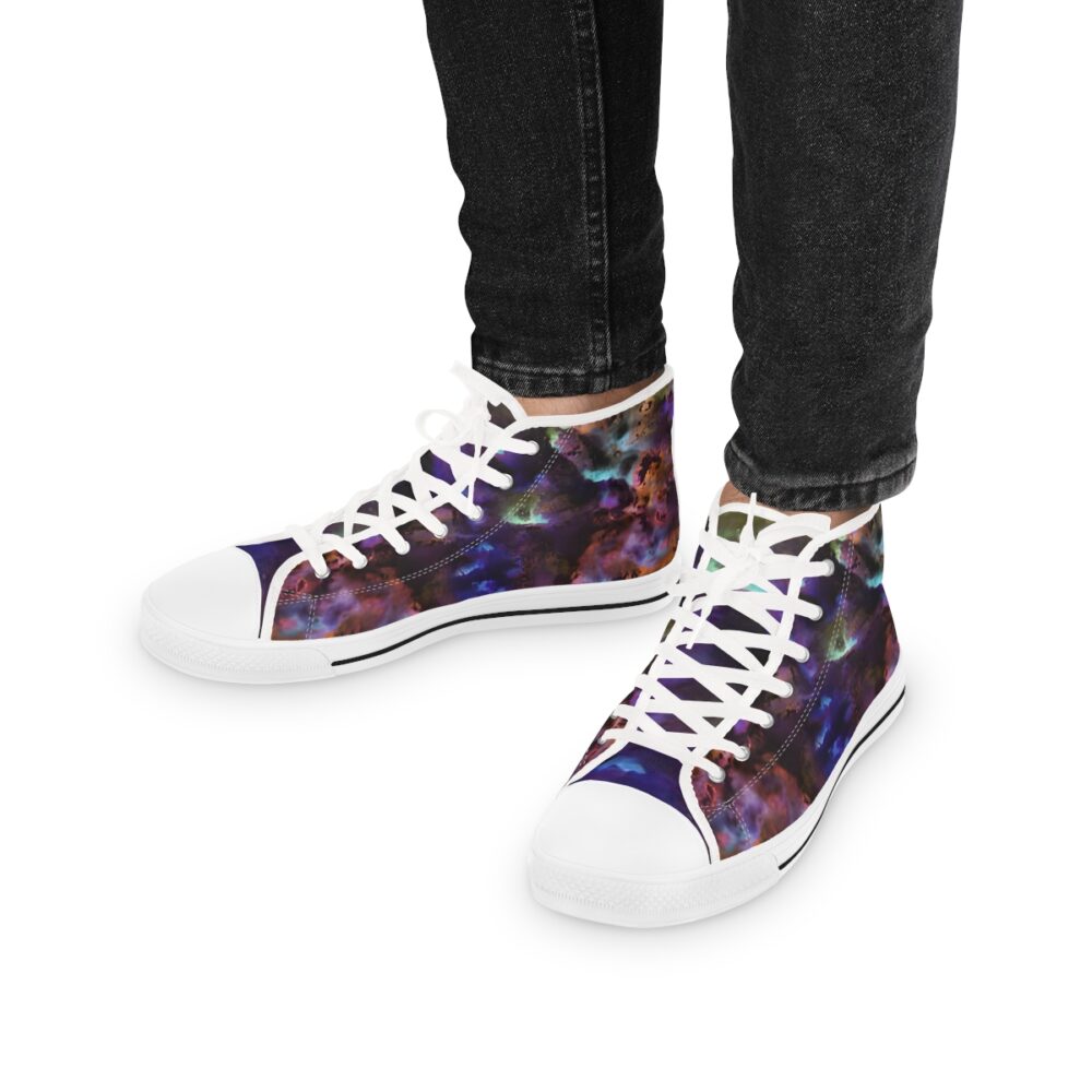 Orion Inspired Men's High Top Sneakers - Image 8